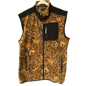 Simply Southern Women’s Fleece Vest Size Small Olive Pattern Black Trim NWT‎